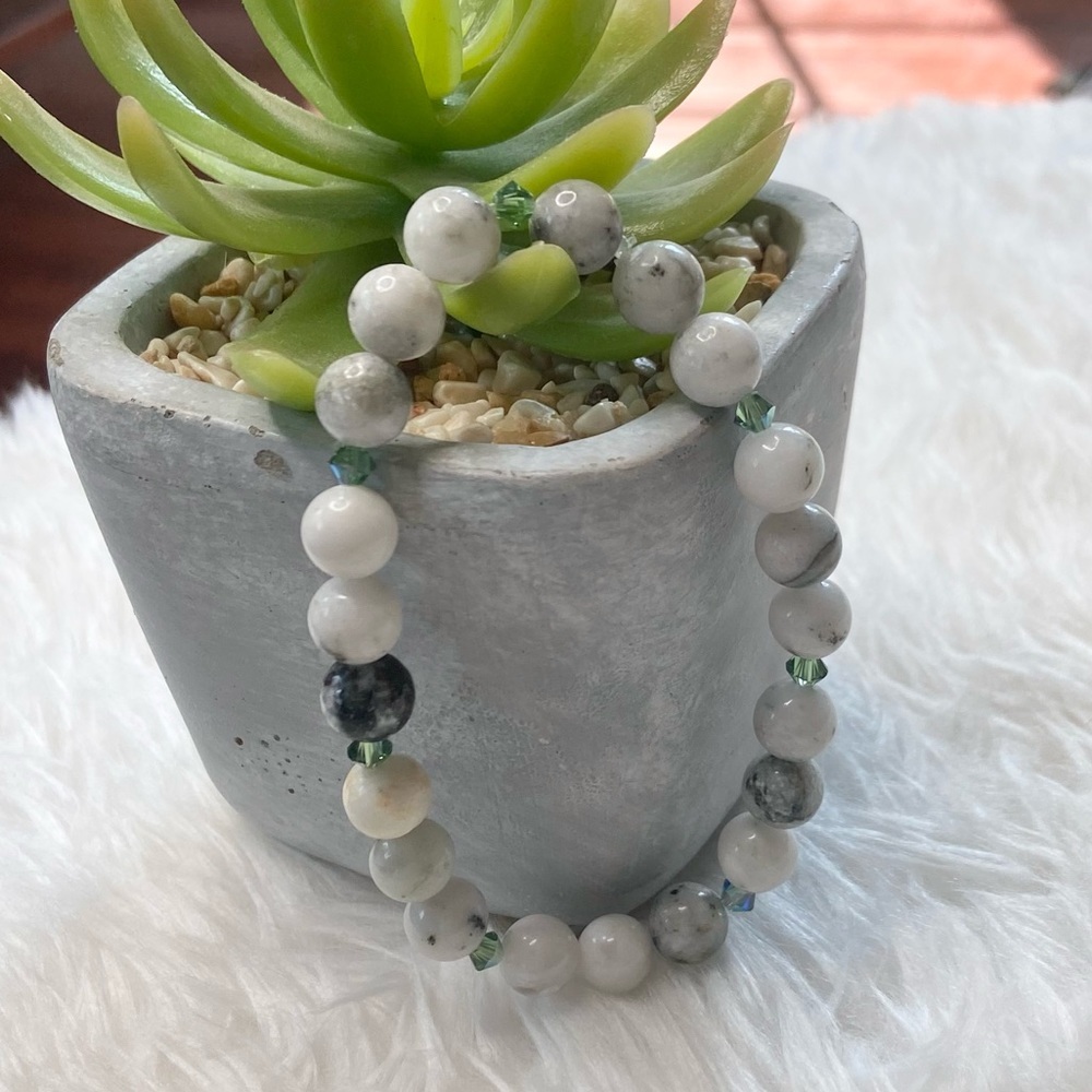 Green Earth Jasper Energy Bracelet